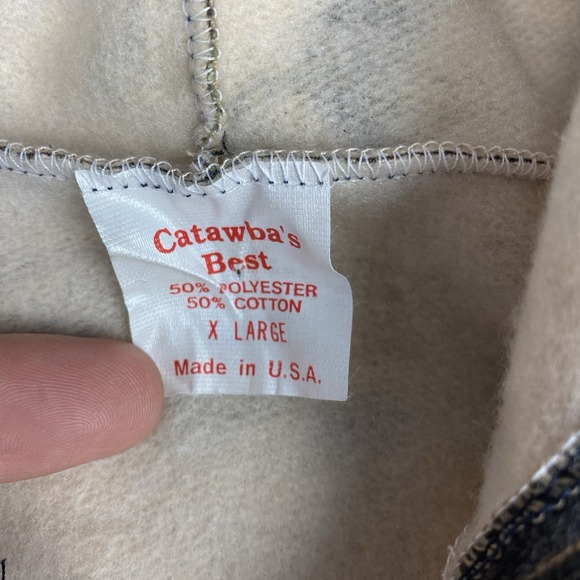 Vintage Camo Hoodie‎ Mens Size XL Bigwoods Trebark Full Zip Angler Bait Casting - Picture 9 of 15